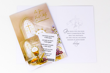 My First Chalice Communion Card 