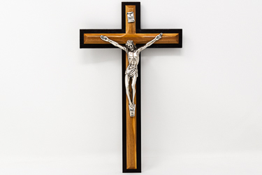 Solid Olive Wood Crucifix