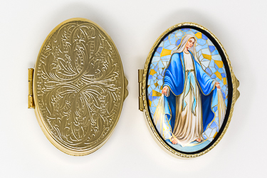 Our Lady of Grace Pill Box.