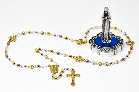 Our Lady of Lourdes Rosary Box.