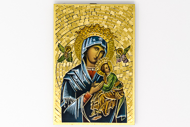 Our Lady of Perpetual Help Mosaic Wall Plaque..