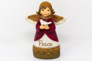 Peace Christmas Angel Statue.