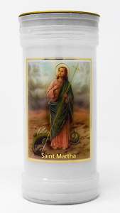 Pillar Candle - Saint Martha