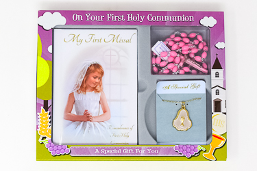 Girs First Holy Communion Gift Set.
