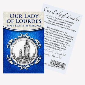 Pocket Token Our Lady of Lourdes.