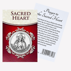 Pocket Token Sacred Heart of Jesus.