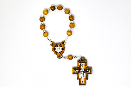 Rosary with Franciscan Cross.