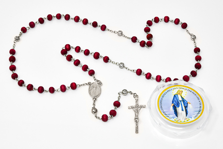 Rose Scented Pope Francis Rosary Beads.