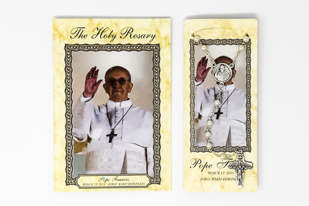Pope Francis Rosary & The Holy Rosary Booklet.