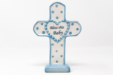 This Baby Cross For a Boy.