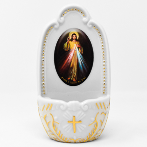 Divine Mercy Holy Water Font.