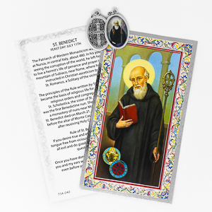 Prayer Card to St.Benedict.