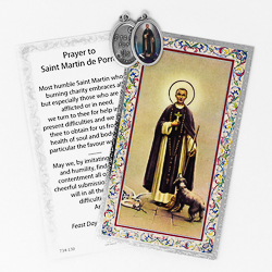 Prayer Card to St.Martin De Porres.