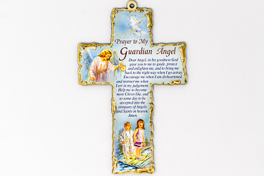 Prayer to My Guardian Angel Cross.