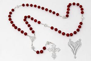Precious Stone Rosary Beads