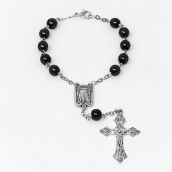 Hematite Car Rosary Beads.