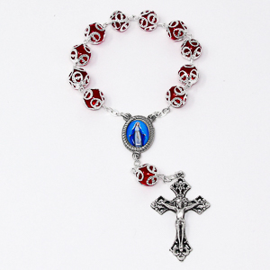 Single Decade Miraculous Rosary.