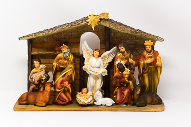 Nativity with Shed.