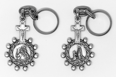St.Christopher Rosary Key Ring.