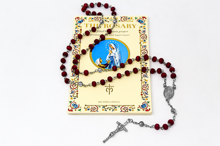 Rose Scented Rosary Beads.