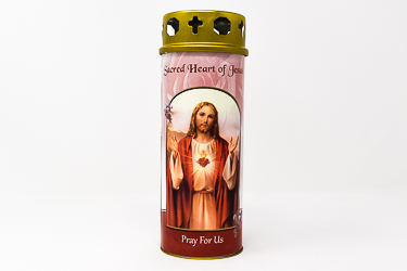 Sacred Heart of Jesus Candle.