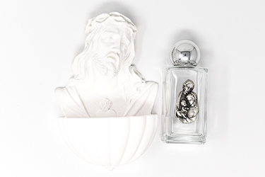Sacred Heart of Jesus Holy Water Font.