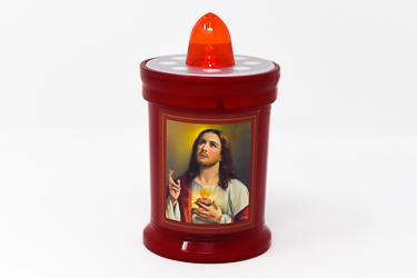 Sacred Heart of Jesus Grave Candle.