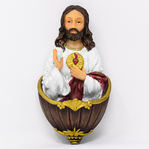 Sacred Heart of Jesus Holy Water Font
