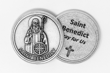 Pocket Token - Saint Benedict.