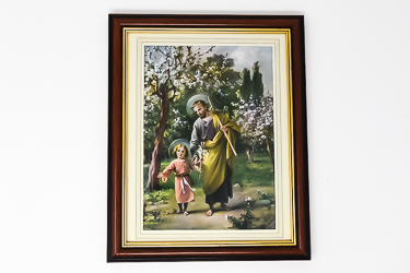 Saint Joseph with Jesus Picture.