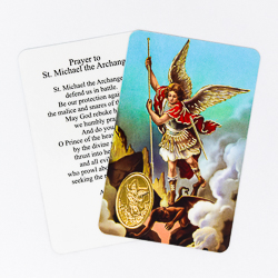 Saint Michael Prayer Card 