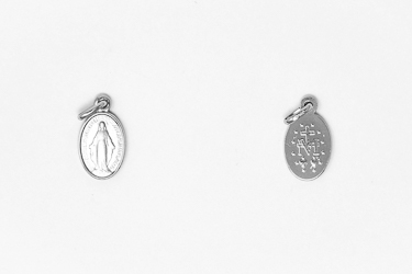 Silver Miraculous Medal.