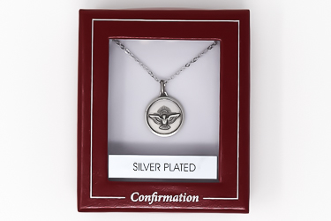 Silver Holy Spirit Necklace.