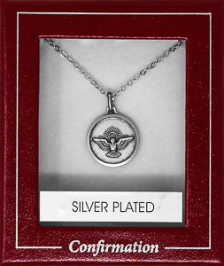 Silver Holy Spirit Necklace.