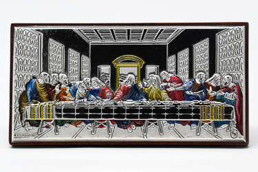  Last Supper Plaque - Silver Plated. 