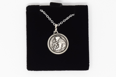 Silver Plated St.Anthony Necklace.