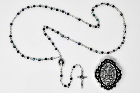 St Benedict Metal Rosary
