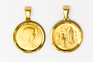 Solid Silver and Gold Plated Medals / Pendants