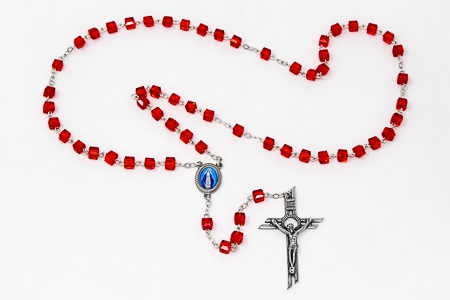 Miraculous Crystal Rosary Beads.