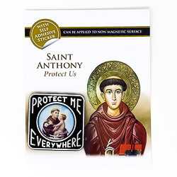 Saint Anthony Car Plaque.