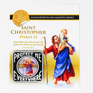 St. Christopher Car Plaque.