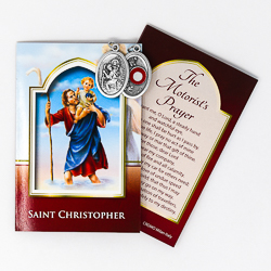 St.Christopher Relic & The Motorist's Prayer.