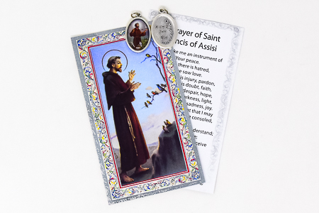 St.Francis Prayer Card.