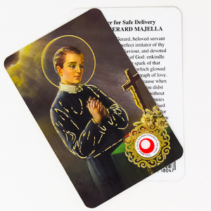 St.Gerard Prayer Card with Relic.