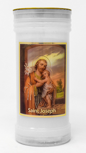 St.Joseph Pillar Candle.