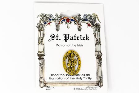 St.Patrick's Antique Brooch