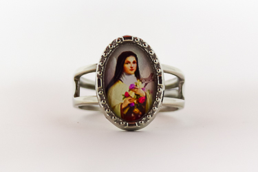 St Theressa Silver Ring.