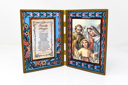 Holy Family Prayer Plaque