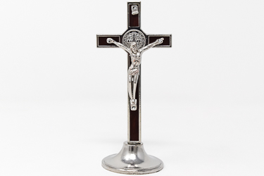 Standing St.Benedict Crucifix.