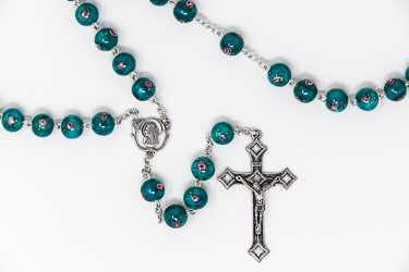 Sterling Silver Turquoise Rosary.